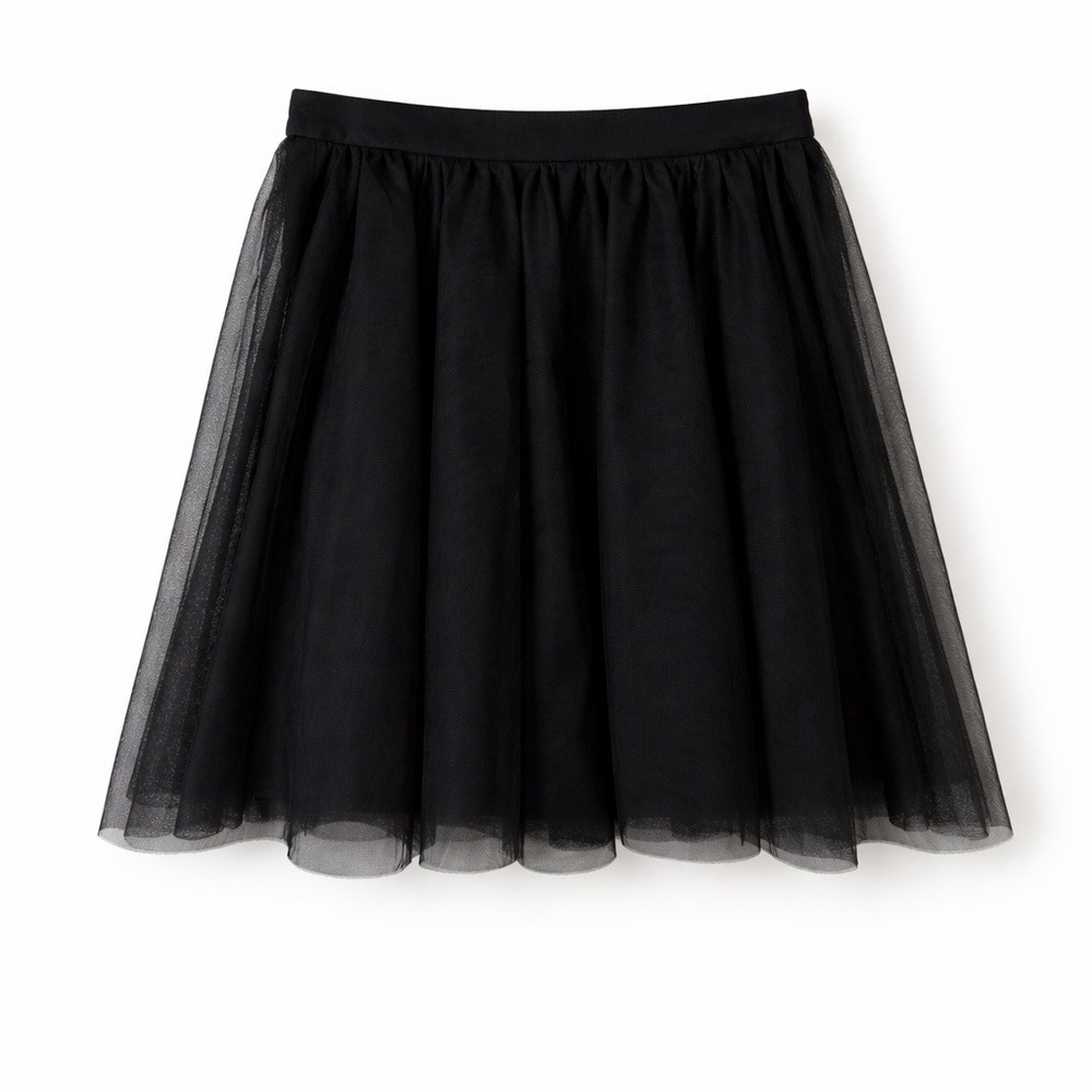 Black Tulle Mesh Short Mini Skirt Layered Party Womens S Whimsigoth Dark Fairy